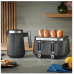 RHT2677BLK Russell Hobbs Bronte 4 Slice Toaster - Black